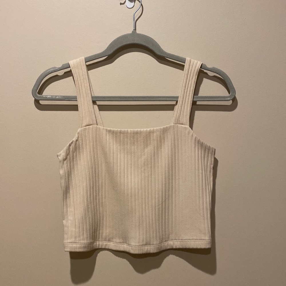 American eagle cropped tank. Double lined